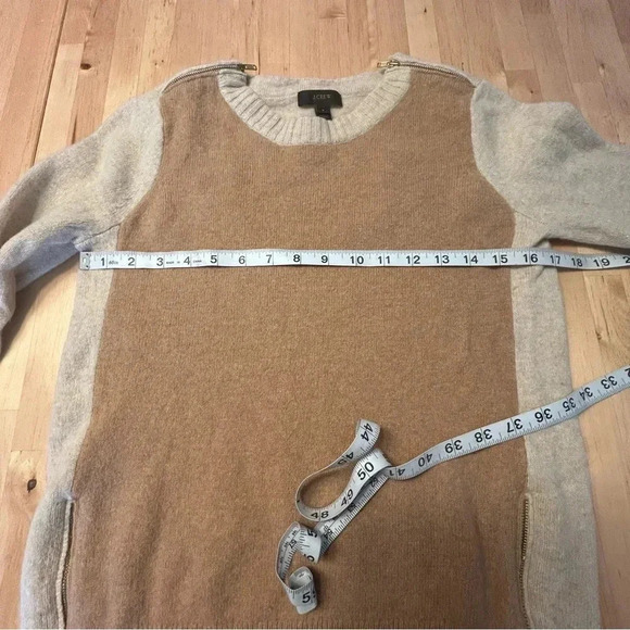 J. Crew Color Block Sweater with Double Zippers - Picture 8 of 14